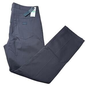 Perry Ellis Jeans Slim Fit Stretch Mid Rise Dark Slate Grey Size 34x30 NWT